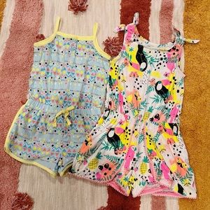 3T Girls Short/Skort Romper Bundle